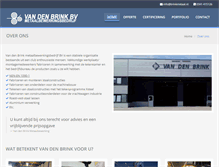 Tablet Screenshot of brinkmetaal.nl